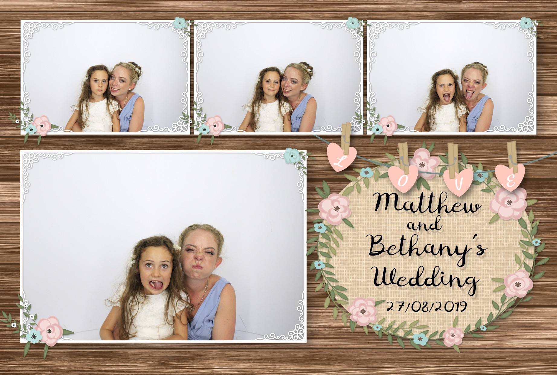 Matthew and Bethany’s Wedding | View more photos from the event at gallery.myphotoboothexperience.co.uk/u/MyPhotoBoothExperienceLtd/Matthew-and-Bethany’s-Wedding